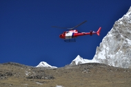 Helicopter tour in Nepal