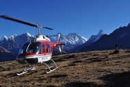 Helicopter tour in Nepal